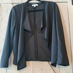 Nine West Black Open Front Jacket